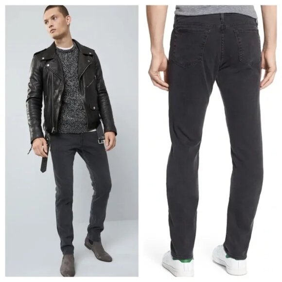 Frame L'Homme Skinny Jeans in Fade To Grey Size 36
